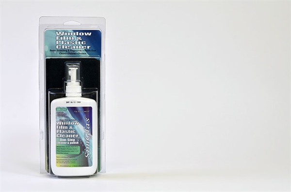 SIMGLAS WINDOW FILM CLEANER & POLISH 8 OZ. PUMP BOTTLE & MIC decorative window film โ Arizona House of Film