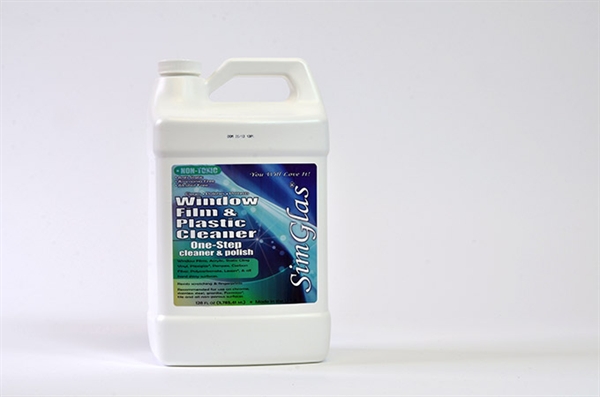 SIMGLAS WINDOW FILM CLEANER & POLISH 128 OZ. (1 GALLON) JUG decorative window film โ Arizona House of Film