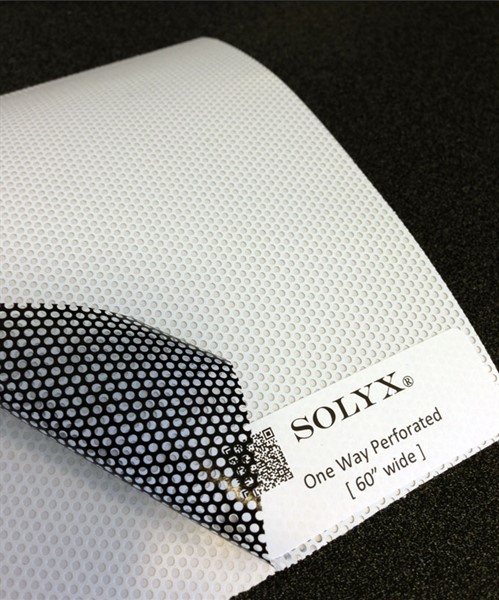 SX-1940 One Way Perforated decorative window film โ Arizona House of Film
