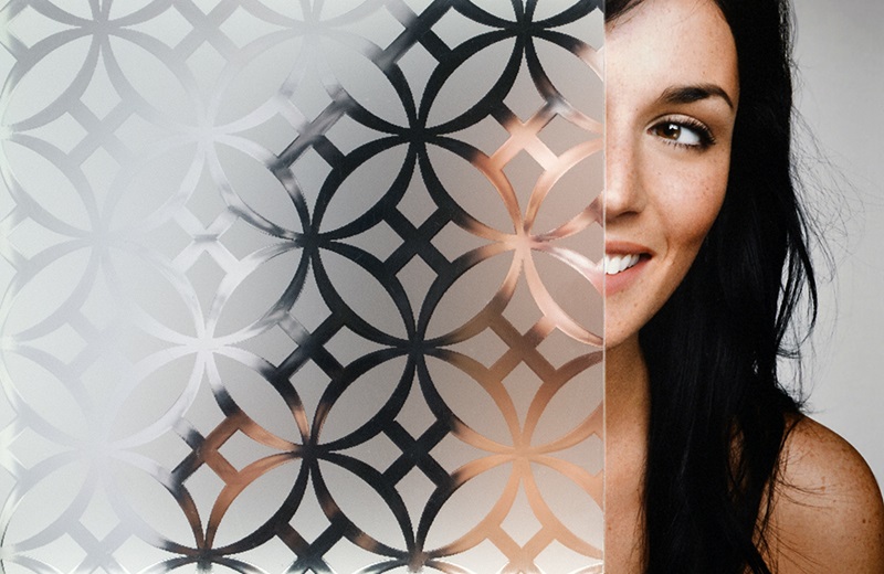 SGD-6008 Glazed Circles decorative window film โ Arizona House of Film