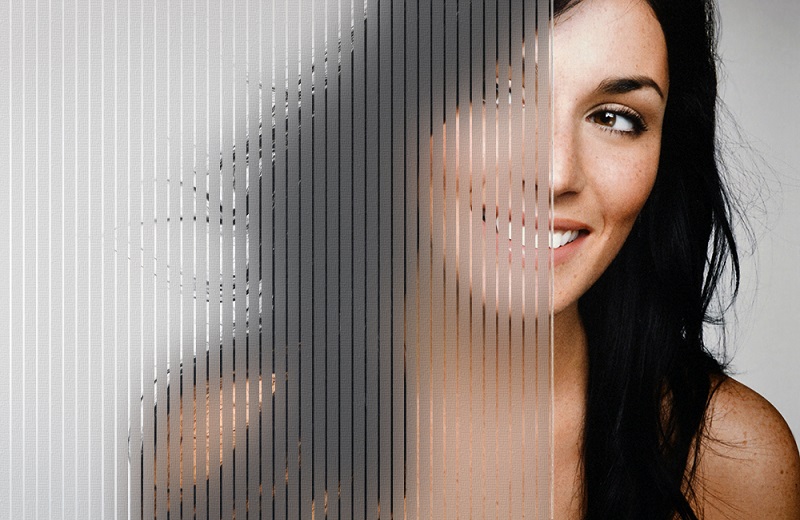 SX-316132-V-UG Frosted Stripes - Vertical decorative window film โ Arizona House of Film