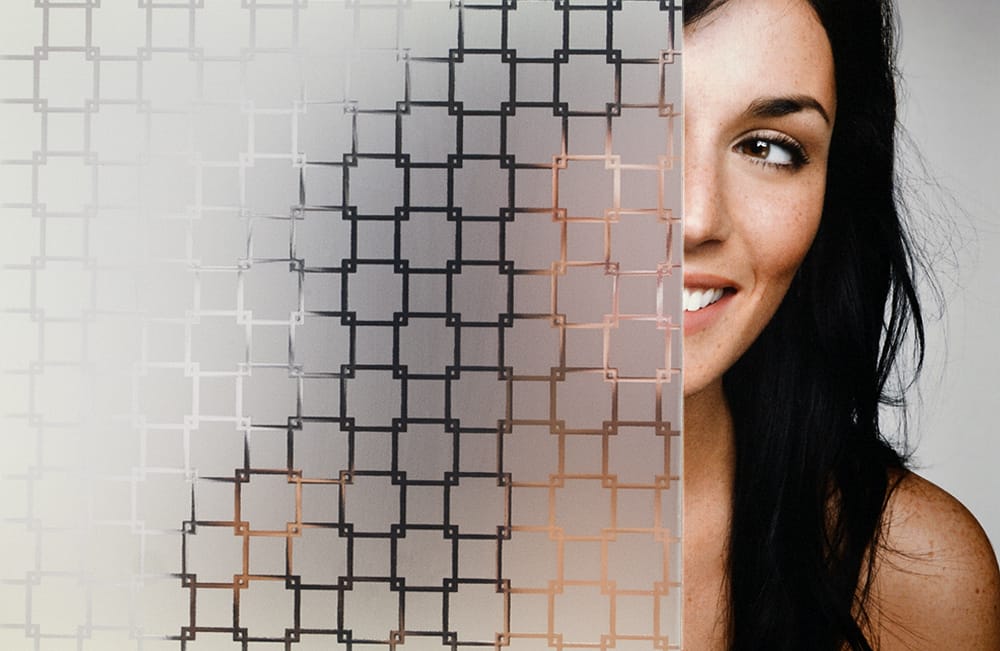 SGD-6007 Gridlock decorative window film โ Arizona House of Film