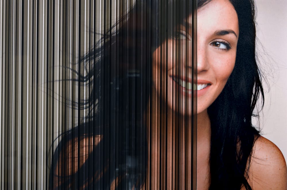 SX-1800 Bronze Random Lines decorative window film โ Arizona House of Film