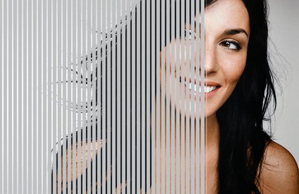 SX-4801 Thin Grey Lines decorative window film โ Arizona House of Film