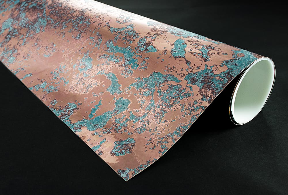 SX-6010 Antique Copper Mirror decorative window film โ Arizona House of Film