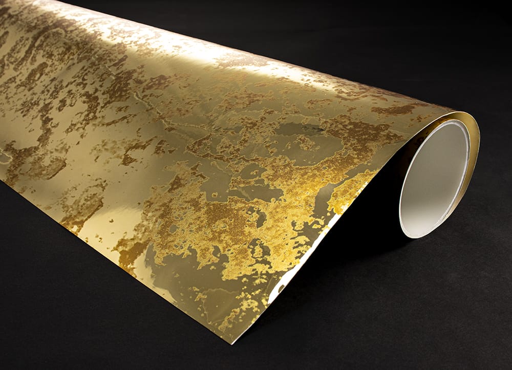 SX-7001 Vintage Gold on Gold Mirror decorative window film โ Arizona House of Film