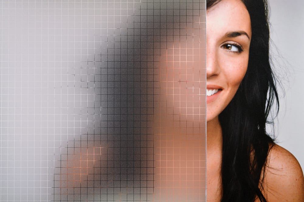 SX-932932 Frosted Squares decorative window film โ Arizona House of Film