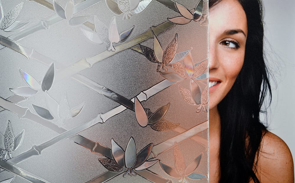 SX-SC461 Bamboo Static Cling decorative window film โ Arizona House of Film