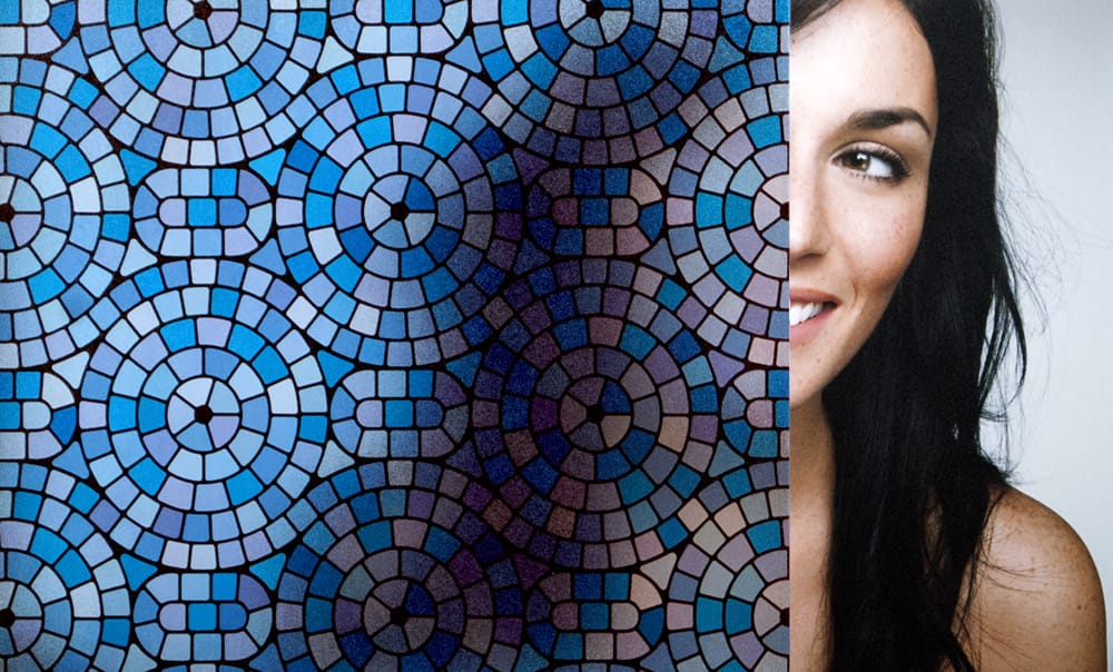 SX-SC574 Rondure Stained Glass decorative window film โ Arizona House of Film