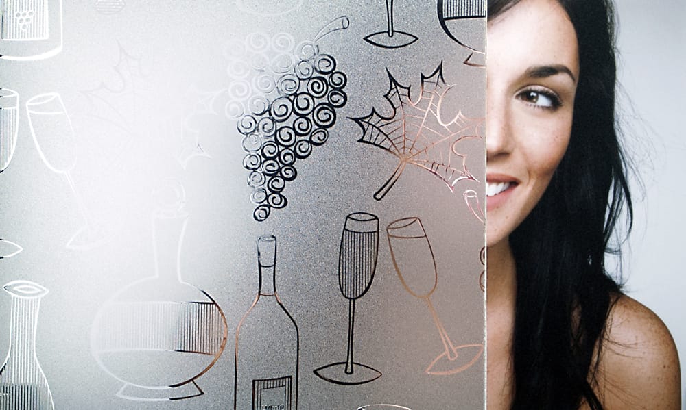 SX-SC577 Winery decorative window film โ Arizona House of Film