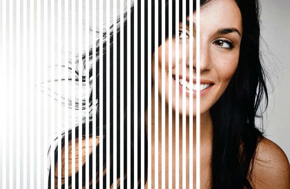 SXC-130SR White Stripe 1/8" decorative window film โ Arizona House of Film