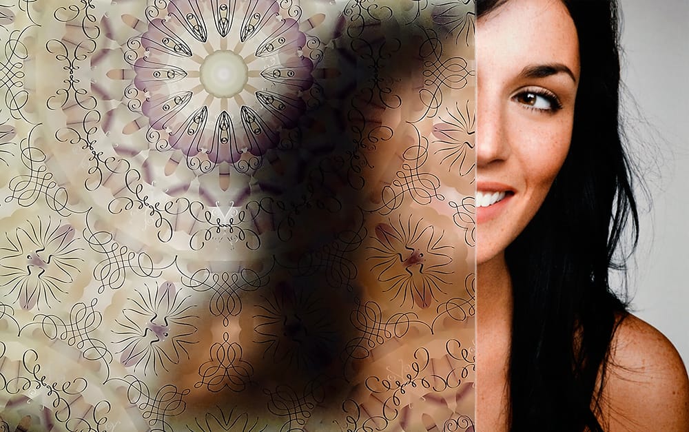 SXEG-4865 Calligraphy decorative window film โ Arizona House of Film