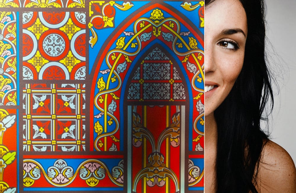 SXEG-4881 Persian Stained Glass decorative window film โ Arizona House of Film