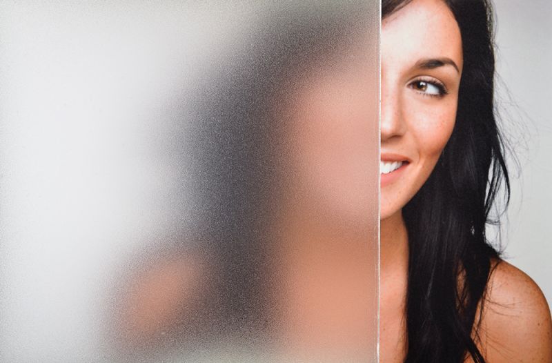 SXGF-0500 Clear Frosted Safety Film decorative window film — Arizona House of Film