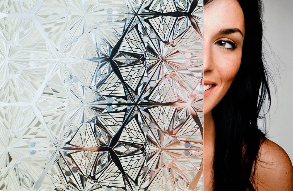 SX-SC696 Reflections Static Cling decorative window film — Arizona House of Film