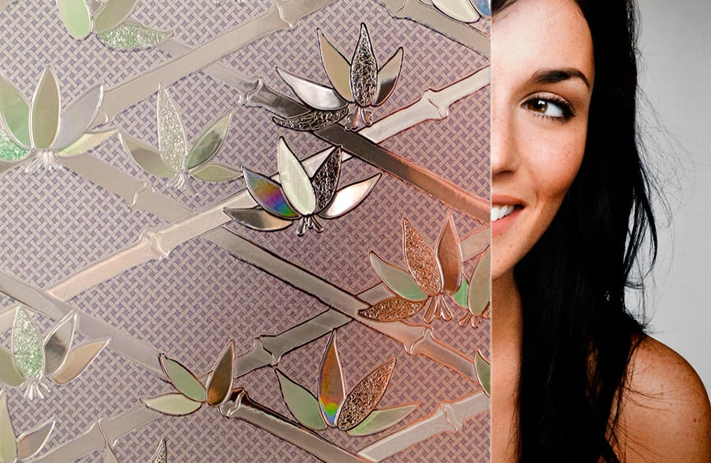 SX-SC697 TRANQUILITY BAMBOO STATIC CLING decorative window film — Arizona House of Film