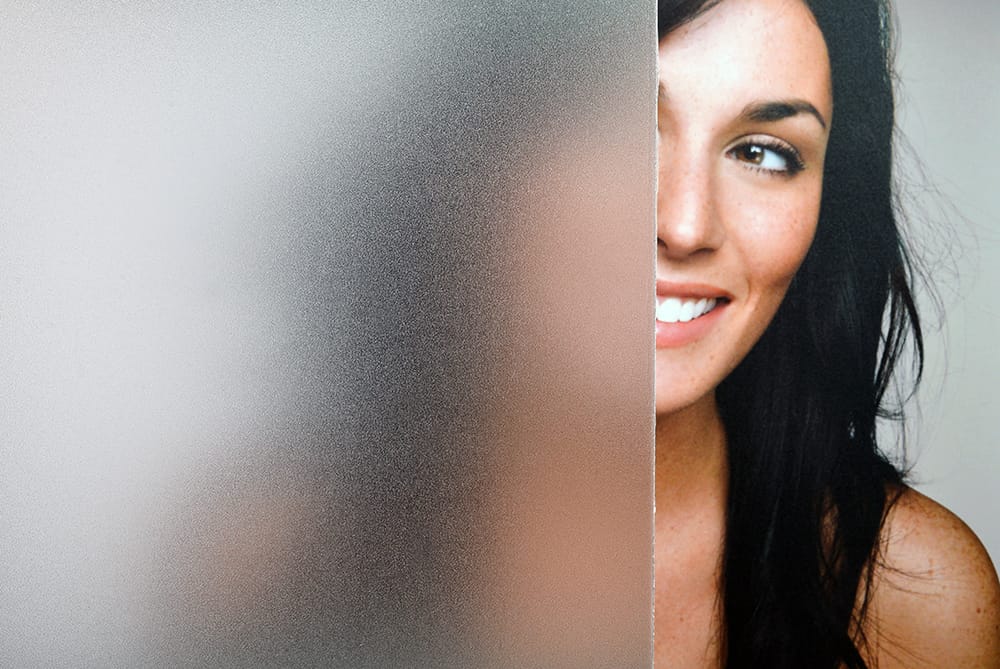 SX-1002 Clear Sand Blast decorative window film — Arizona House of Film