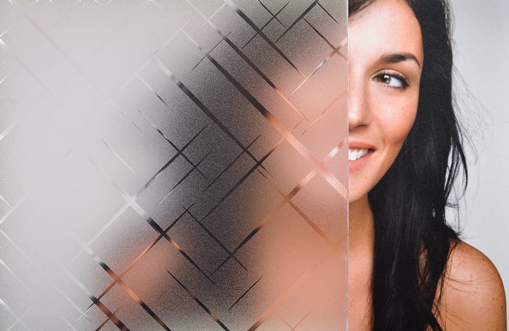 SX-1580-UG Thatch Frost decorative window film — Arizona House of Film