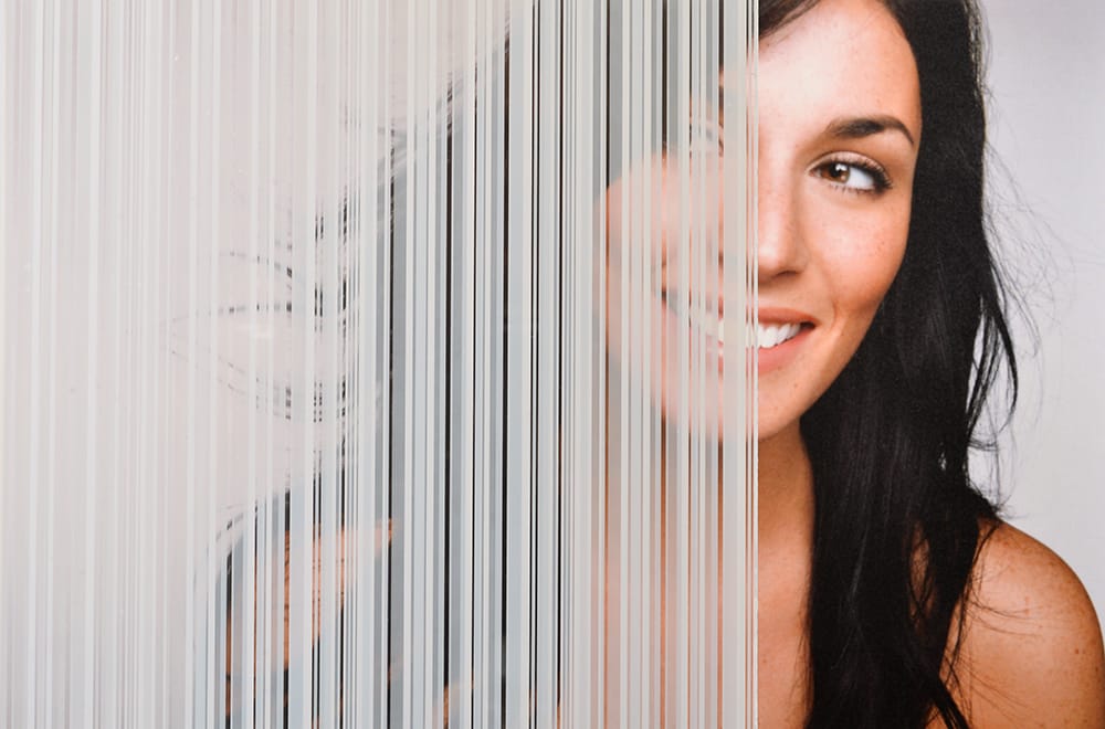 SX-1801 White Random Lines decorative window film — Arizona House of Film