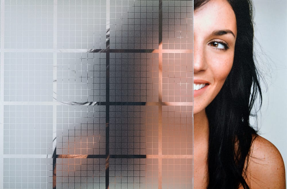 SX-22564 Frosted Squares decorative window film — Arizona House of Film