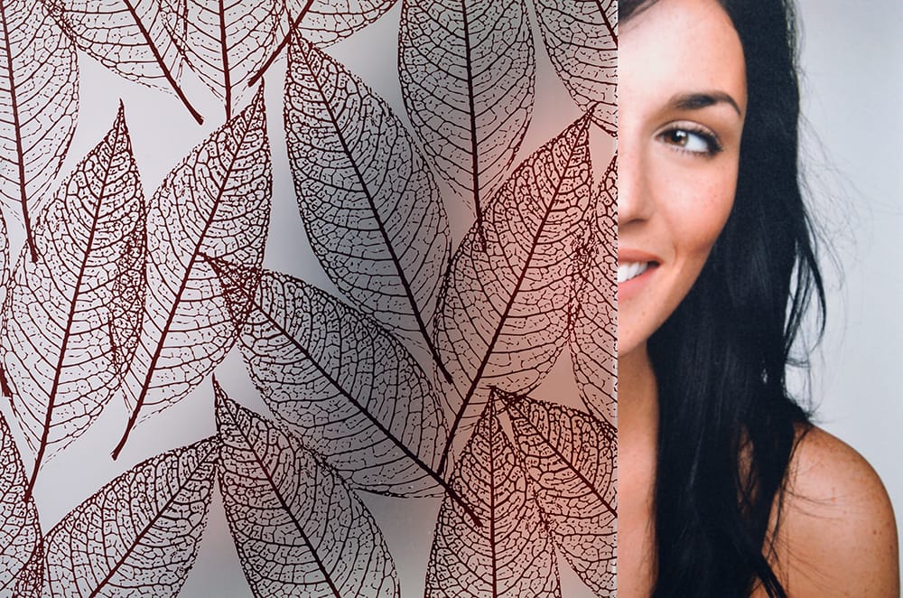 SX-3143 Dusted Leaf Brown decorative window film — Arizona House of Film