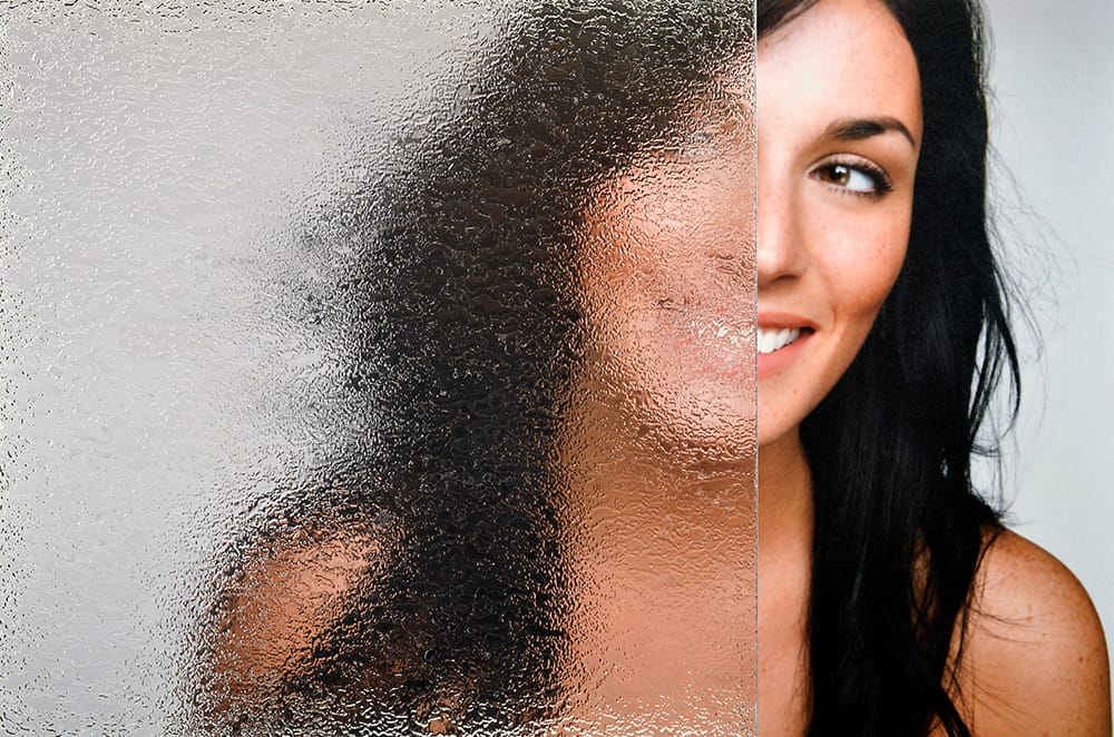 SX-SC305 Sheet of Ice Static Cling decorative window film — Arizona House of Film