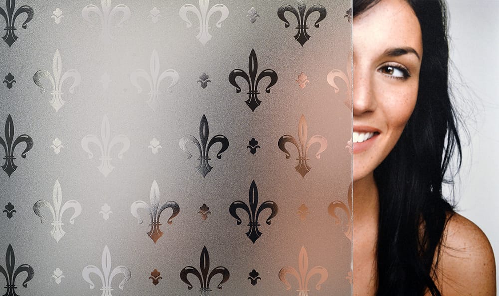 SX-SC614 Fleur De Lis decorative window film — Arizona House of Film