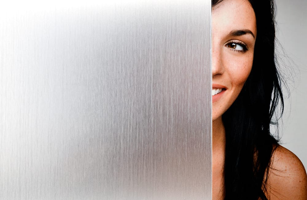 SX-SC698 Brushed Static Cling decorative window film — Arizona House of Film