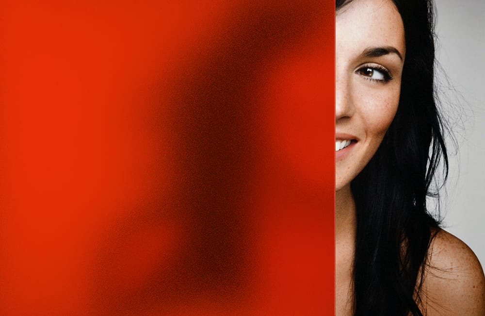 SXB-33 Red Orange Sand Blast decorative window film — Arizona House of Film