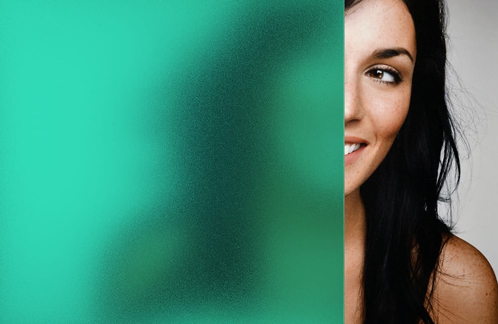 SXB-54 Turquoise Sand Blast decorative window film — Arizona House of Film