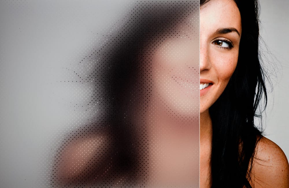 SXJ-0584 Etched Dot Solid decorative window film — Arizona House of Film