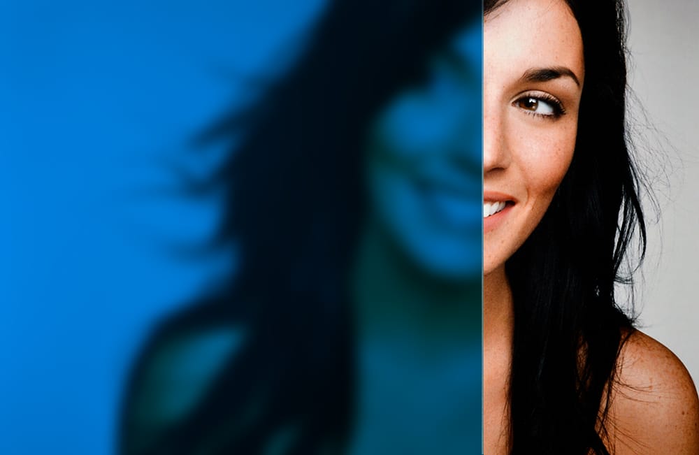 SXO-057 Traffic Blue decorative window film — Arizona House of Film