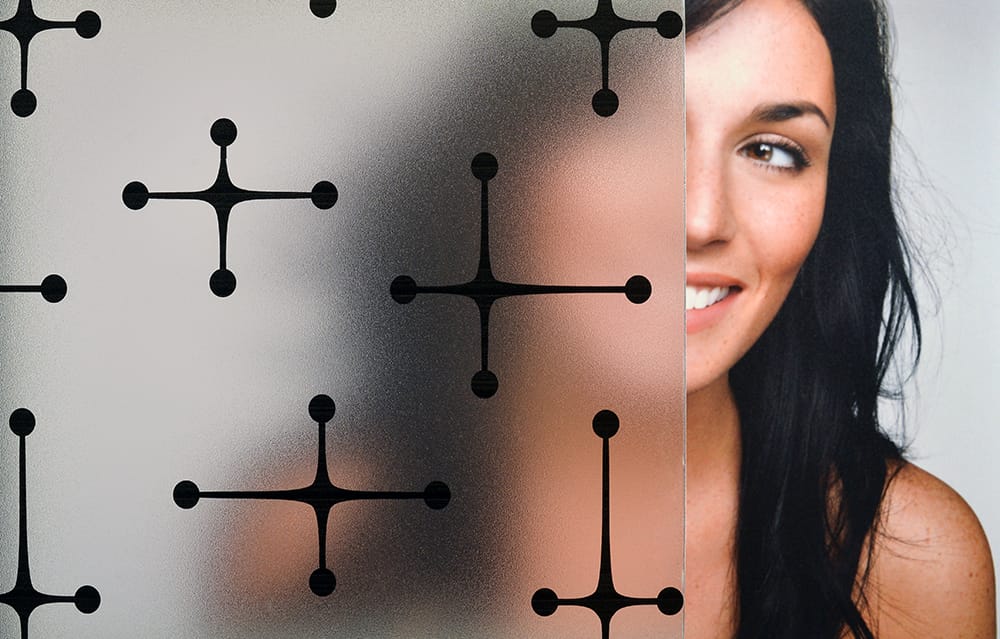 SXW-08 Frost Jacks decorative window film — Arizona House of Film